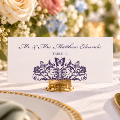 Flat Place Card